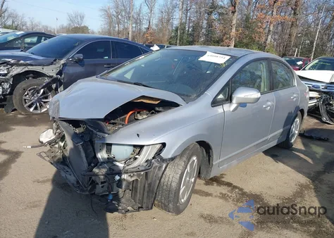 2008 Honda Civic Hybrid from USA, damaged, VIN JHMFA362X8S016206